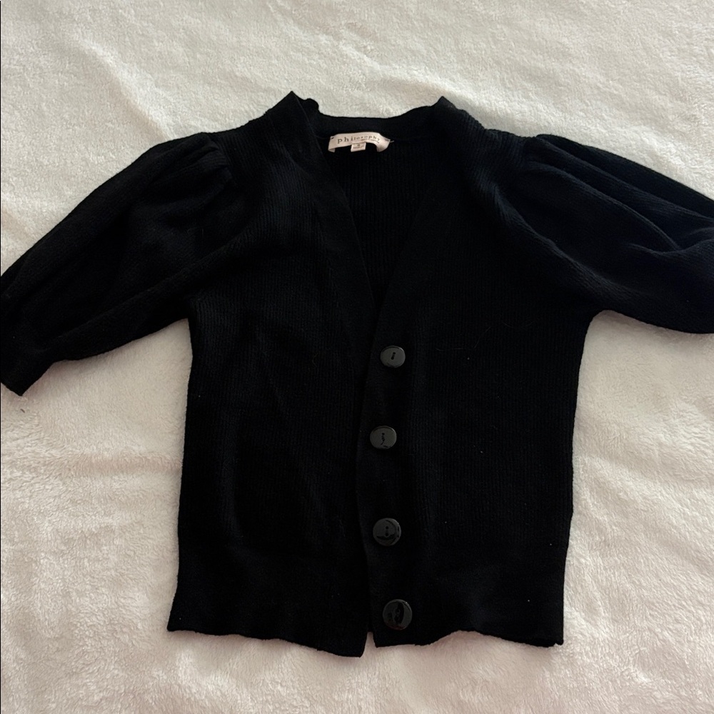 Philosophy Black Knit Sweater